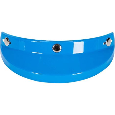 Visiera universale per moto, 3 bottoni a pressione, pieghevole, per casco aperto, antivento. (1/4)