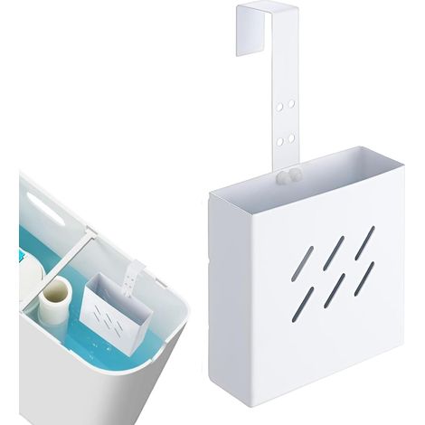 Support pour nettoyant WC récipient produit réservoir , distributeur universel , réutilisable et éta (1/5)