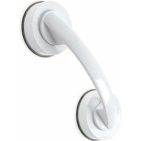 Poignée à ventouse ultra-résistante, poignée auxiliaire, tire-main pour salle de bain, armoire de douche, mini-réfrigérateur (blanc)-AquaForge (1/4)