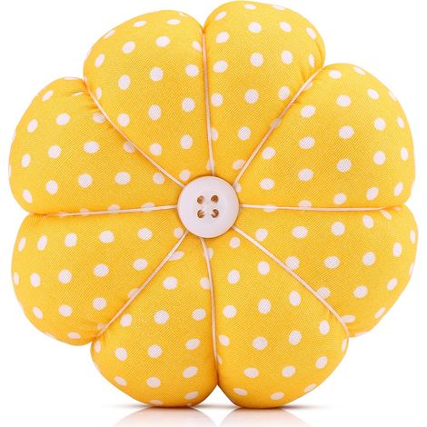 1 unité de Coussin à épingles créatif en forme de citrouille avec bracelet élastique pour couture (1/5)