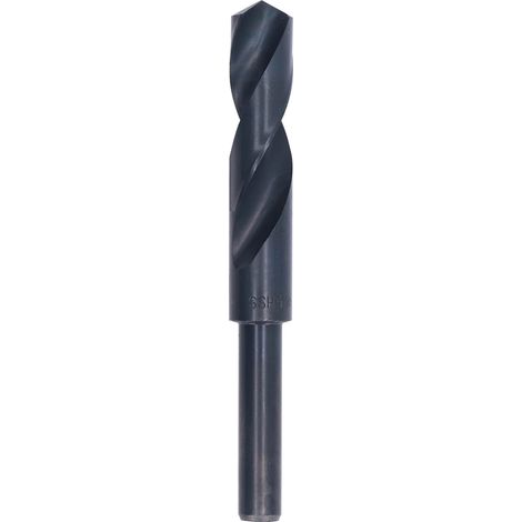 Forets à tige réduite en acier rapide, forets hélicoïdaux noirs pour aluminium et cuivre 18.5mm