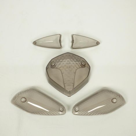 Cabochon de clignotant et feu arrière fumépour scooter MBK 50 (1/5)