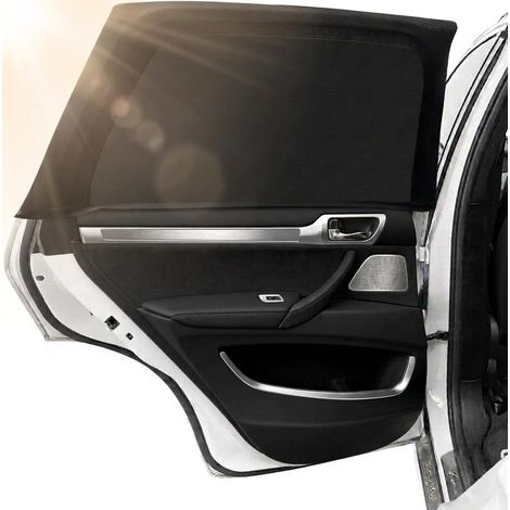 , Pare soleil voiture bébé pour fenêtre – 2 Unités, Protection soleil voiture bébé UV, pare-soleil voiture latéral, cache soleil pour fenêtre voiture, installation facile et ajustement universel