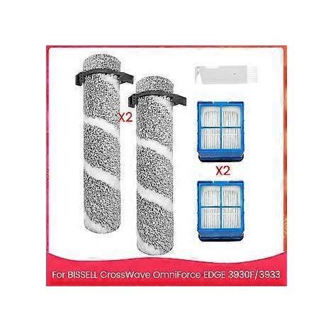 Bürstenwalzen- und HEPA-Filter-Zubehörset für CrossWave OmniForce EDGE, 3930F/3933 Akku-Staubsauger