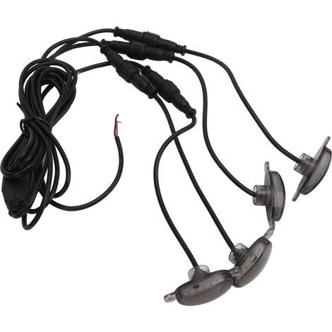 1V4 Rauchglas-Kühlergrill, bernsteinfarbene LED-Fahrleuchten, Stoßstangen-Tagfahrlicht im Raptor-Stil (1/5)
