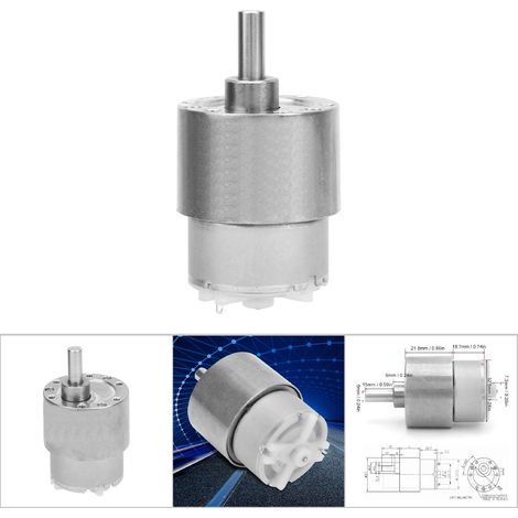 12V Gleichstrom-Getriebemotor für Spielzeugautomaten und Fensteröffner (700 U/min) (1/5)