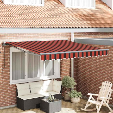 Estructura del Toldo Naranja y Negro 350 x 250 cm vidaXL (1/5)
