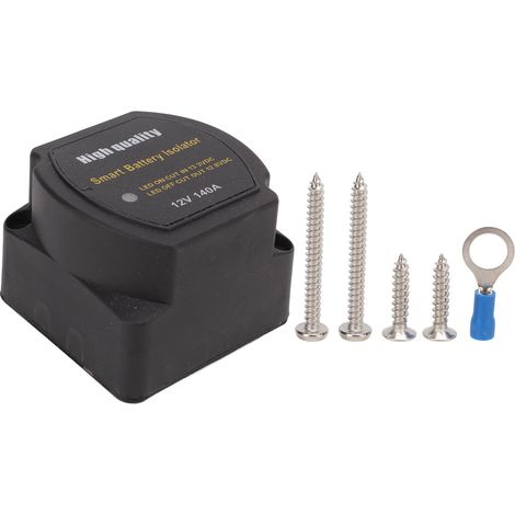 Relais de tension sensible VSR 12V 140A IP65 étanche universel pour voiture, camping-car, bateau, quad (1/5)