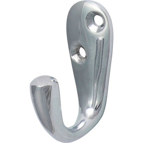 TIMCO Single Robe Hook Polished Chrome - 44 x 18mm