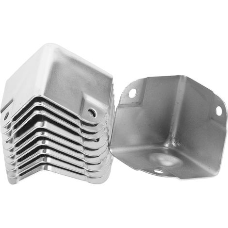 Lot de 10 protections d'angle métalliques, protections de sécurité (1/5)