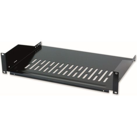 INTELLINET Mensola per Rack 19 400 mm Nera (1/2)