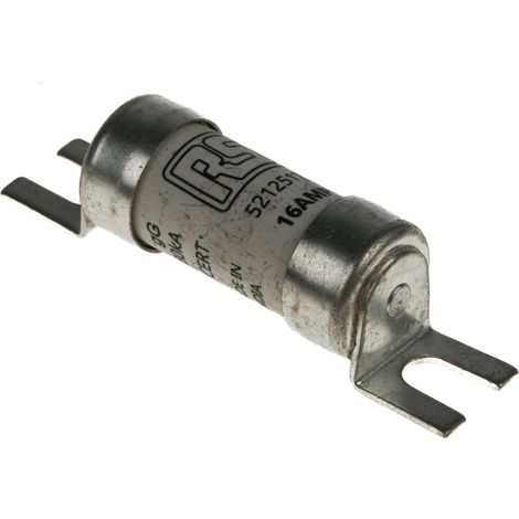 Fusible standard Britannique RS PRO, taille A1, 16A, gG 550V c.a. (1/3)