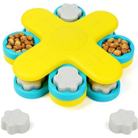 Jouet chien interactif distributeur friandises, stimulation mentale (1/5)