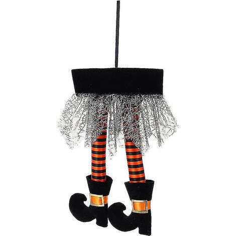 1 Stück Halloween-Hexenbein-Ornament für Halloween-Dekorationen