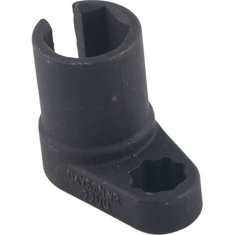 Clé à douille pour capteur d'oxygène à 6 pans décalés en acier Cr Mo, outils de retrait de manchons (1/5)