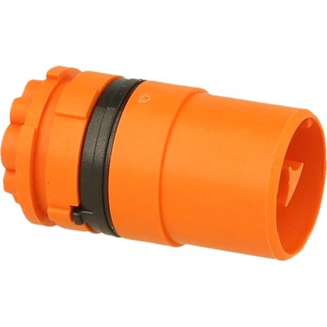HUMMEL M16 Crimp-Kontakteinsatz Stift Crimpanschluss, Polzahl 3+4+PE 600V Steuerkontakt 300V, 16A/5A, Farbe DESINA orange - 1 Stück (1/3)