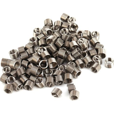 Kit d’insert fileté M5x0.8 1.5D, 100 pièces en inox 304 – réparation haute résistance, idéal pour filets abîmés dans divers matériaux (1/5)
