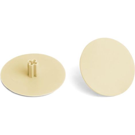 tapa embellecedora allen 6 ø40mm pivote de 8mm acabado crema (1/3)