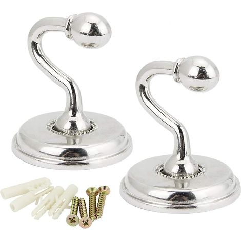 MINKUROW Fermacorda In Metallo, Porta Tenda Vintage, Porta Tenda, Ganci Per Tende, Ganci Per Tende, Argento (1/4)