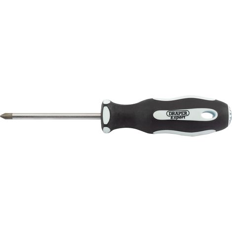 Draper 34990 Expert Cross Slot No. 1 Phillips Screwdriver, 75mm Soft Grip Handle (1/5)