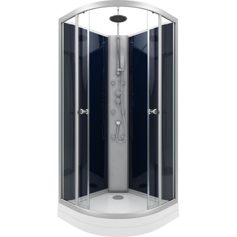 CABINA DUCHA 1/4 CIRCULO 85X85X225CM- NIGTHY