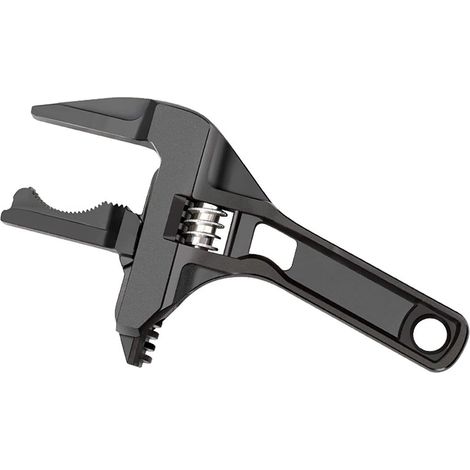Ortviai Clé à molette extra-large réglable 7–70 mm, en alliage d’aluminium, profondeur de serrage 60 mm, noir (1/5)
