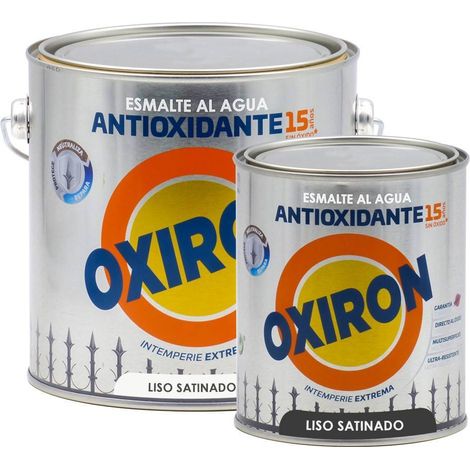Esmalte antioxi. sat. 750 ml bl ext. liso titan oxiron al ag
