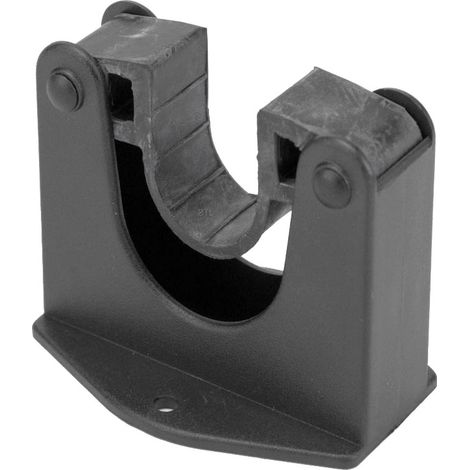 Atepac – Support pour canne télescopique en inox – Compatible cannes aluminium – Embouts chromés et plastiques – Usage durable et polyvalent (1/3)