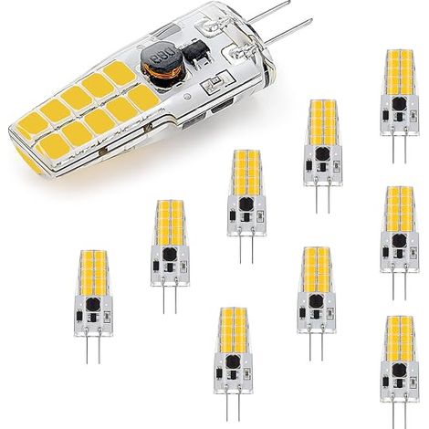 Ampoules LED G4 12-24V Blanc Naturel 4000K 250LM Ampoule 2W Remplace Ampoules Halogènes Pour Hotte d'aspiration Pour la Cuisine (1/5)