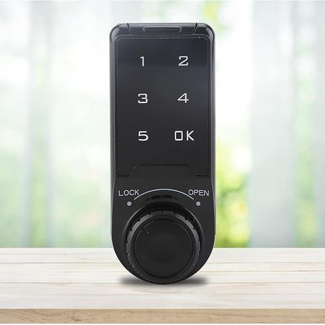 Electric Combination Lock Touch Keypad Black for Mailbox and Security Cabinets (1/5)