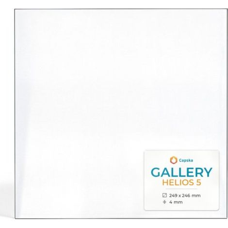 Vitre Gallery HELIOS 5 - Verre Rectangle pour poêle à bois - 249 x 246 mm (L1 x H1) - 4 mm (1/5)