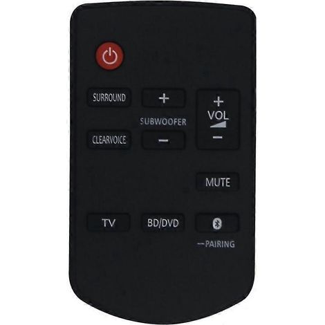 Télécommande de remplacement N2QAYC000103 pour SC-HTB18EG-K--