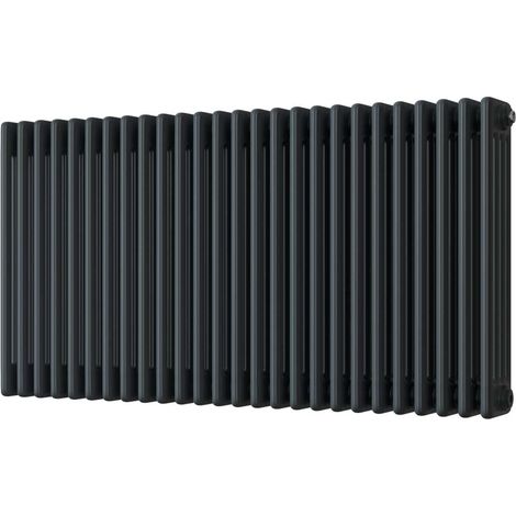 Alpha - Anthracite Column Radiator H600mm x W1164mm 4 Column (1/3)
