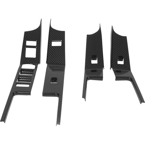 Vitre Panneau Interrupteur Décor Fibre Carbone Style Remplacement pour Land Rover Range Rover Evoque 2017-2018 Conduite à Gauche Voiture (1/5)