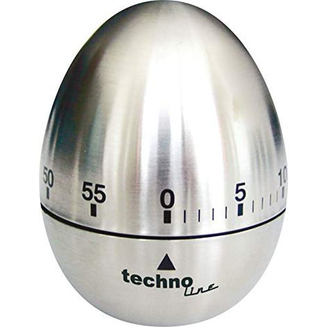 TechnoLine KZW 2 Timer da Cucina con Allarme, Metallo, Argento, 6.1x6.1x7.5 cm (1/3)