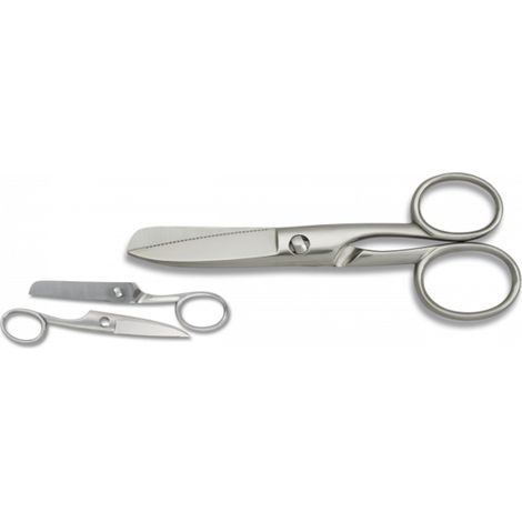 Tijera para Pescado Gifaz de acero inoxidable de tamaño 18.5 Cm desmontable en presentación blister 15033