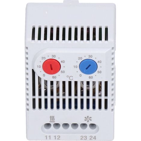 Thermostat Mécanique Réglable pour Contrôle de Température Chauffage/Refroidissement Compact (1/5)