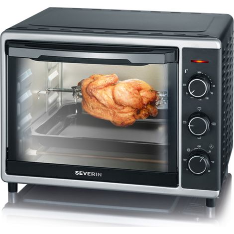 Severin TO 2056 Mini Horno 30 Litros Negro Plata