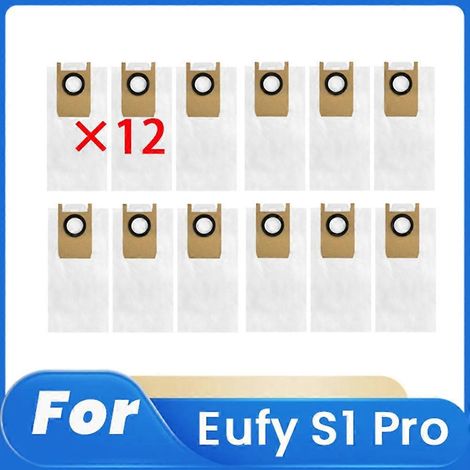 Lot de 12 sacs à poussière pour balayeuse S1 Pro (1/5)