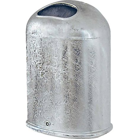 [NEUWERTIG] B-Ware Abfallbehälter Müllsammler Behälter 45 Liter Feuerverzinkt 430 X 330 X 600 Mm