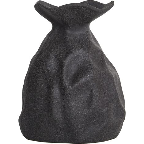 Vase Décoratif Grès Imperméable Fleurs Accessoires Noir Coontail