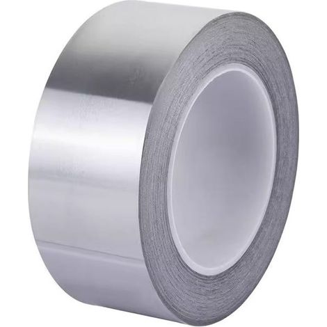 rouleau de ruban adhésif en aluminium résistant aux hautes températures (5 m, 0,06 mm x 3 cm)