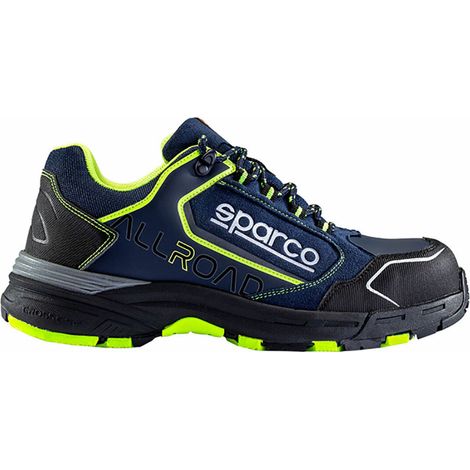 SPARCO SCARPA ALLROAD - Taglia: 47 - Colore: Blu Marine / Giallo Fluo (1/5)