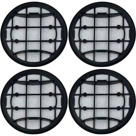 Filtre en mousse lavable - - Lot de 4 - Compatible Philips VC 7000 8000 - Réutilisable - Capture allergènes