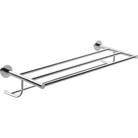 GEDY FE351300000 Estante Doble para Toallas Cromo - ref: FE351300000