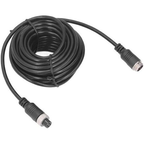 Pair - SJLERST Câble D'eension de Caméra de Recul, Câble D'eension Vidéo de Voiture à 4 Broches de 33ft/10 M Fil de Caméra de Recul pour Camping-Car de Bus de Remorque de Camion (1/5)