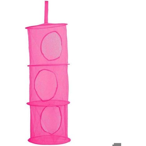 Rack de rangement en filet avec compartiments (rose rouge)-Fei Yu (1/2)