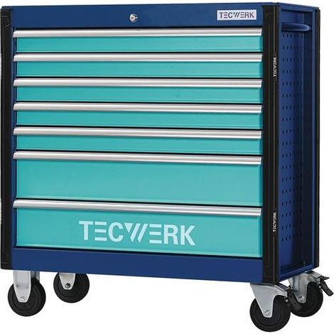 TECWERK Wkz.wagen PLUS XL 2.0 B960xT465xH1020mm 500kg 7 Schubl.Stahlbl.TECWERK
