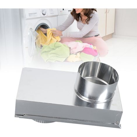 Kit de ventilación para secadora, tubo de ventilación interno liso fabricado en aleación de aluminio, ventilador de repuesto universal para secadoras, 2 puntos de acceso. (1/5)