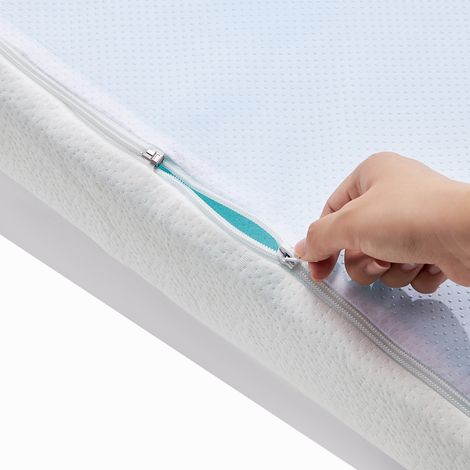 Mophorn-Matratzenauflage, Queen-Size, 76,2 mm dicke Memory Foam-Auflage, kühlende Gel-Infusion, waschbare Hülle, komprimiert für schnellen Aufbau, bequeme Unterstützung